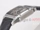 Super Clone Cartier Santos Dumont Skeleton Silver Black Leather Strap Micro Rotor (9)_th.jpg